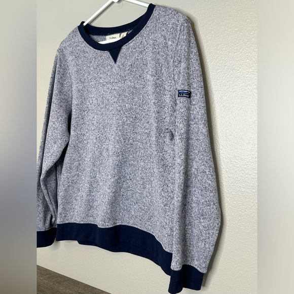 l.l beam women’s lightweight sweater fleece top large - Picture 2 of 6
